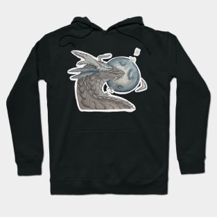 Moon dragon Hoodie